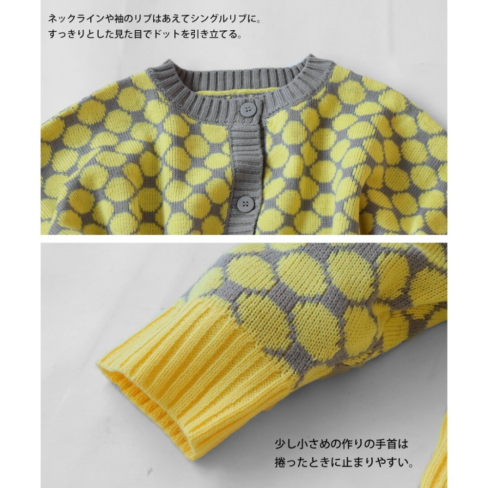 ❤️J.shop❤️現貨 日系秋冬圓點綴開襟衫#PN-00369-細節圖5
