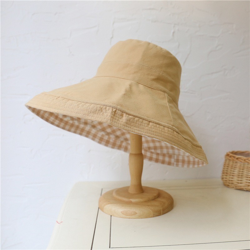 【台灣現貨】雙面大帽簷遮陽帽 雙面漁夫帽 防曬帽 雙面帽 大帽邊 漁夫帽 帽子 遮陽帽 雙面可戴 防曬必備 戶外防曬-細節圖2