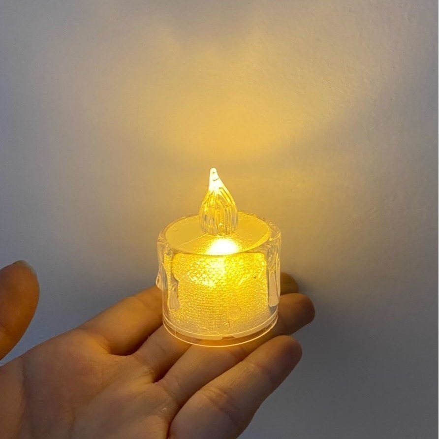 【台灣現貨】LED仿真蠟燭燈 電子蠟燭 仿真蠟燭 小夜燈 氛圍燈 蠟燭燈 LED蠟燭 氣氛蠟燭 求婚佈置 聖誕節 佈置-細節圖4