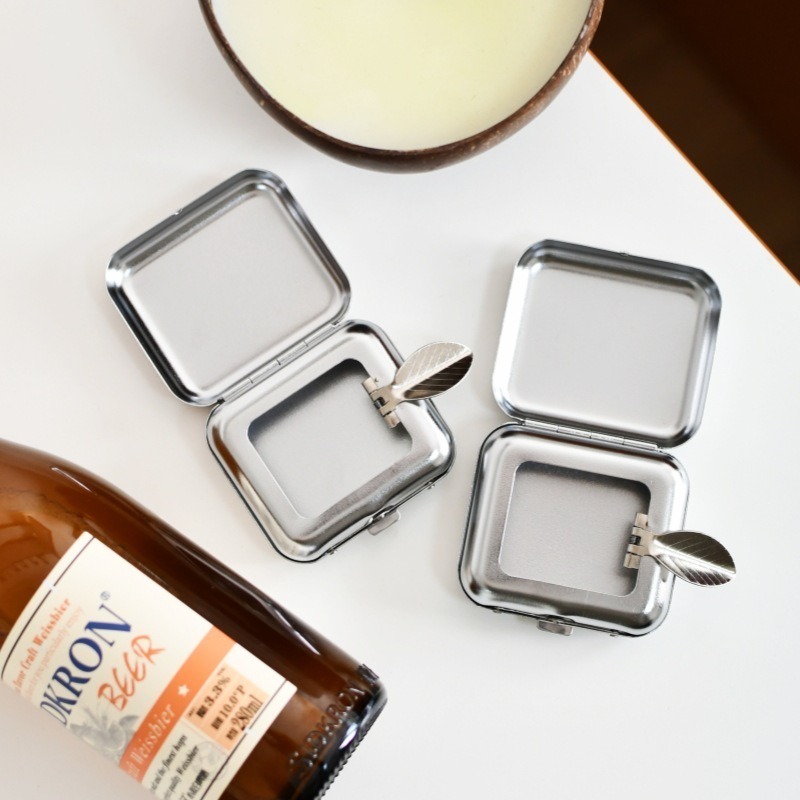 迷你輕奢便攜式口袋菸灰缸 日系ins金屬菸灰缸 戶外隨身菸灰缸 車用便攜式煙灰缸 迷你隨身攜帶煙灰盒 菸灰缸 煙灰缸-細節圖2