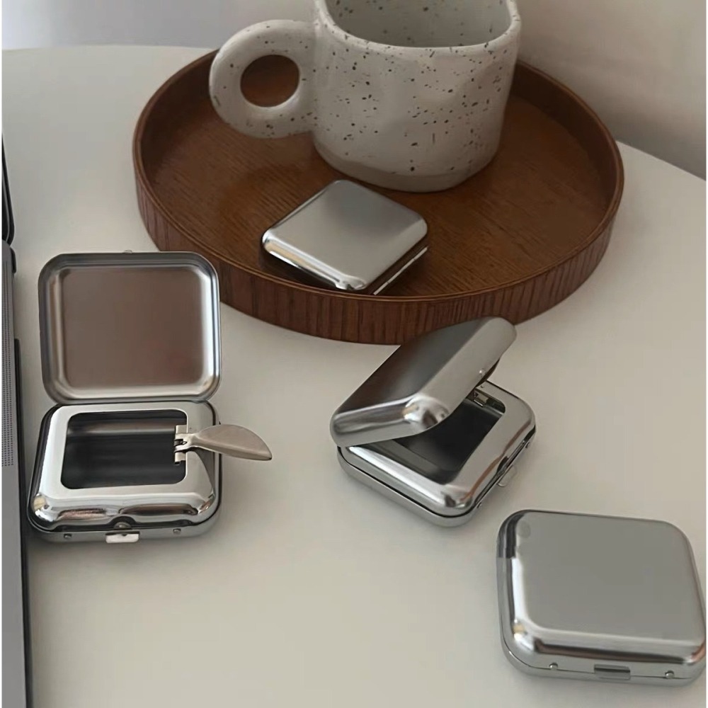 迷你輕奢便攜式口袋菸灰缸 日系ins金屬菸灰缸 戶外隨身菸灰缸 車用便攜式煙灰缸 迷你隨身攜帶煙灰盒 菸灰缸 煙灰缸-細節圖6