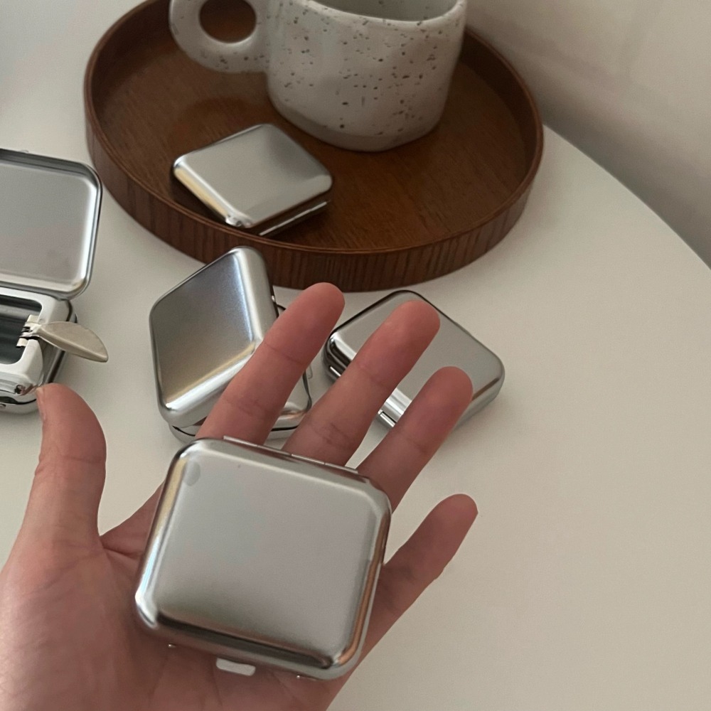 迷你輕奢便攜式口袋菸灰缸 日系ins金屬菸灰缸 戶外隨身菸灰缸 車用便攜式煙灰缸 迷你隨身攜帶煙灰盒 菸灰缸 煙灰缸-細節圖7