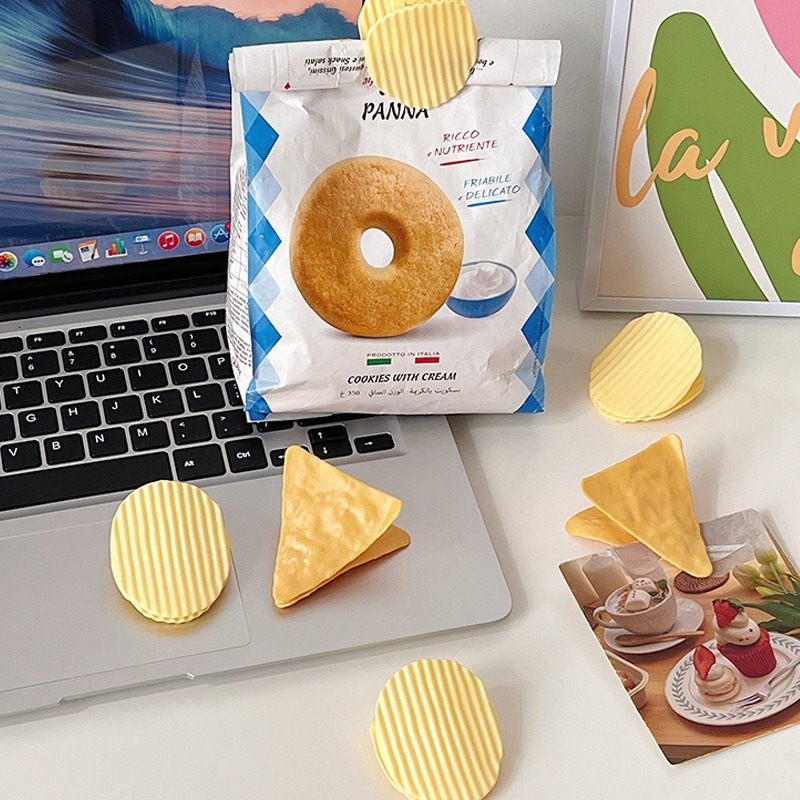 【台灣現貨】韓版趣味仿真洋芋片夾子 薯片夾子 零食夾 封口夾 萬用夾 文件夾 資料夾 手帳夾 零食封口 收納 裝飾 夾子-細節圖6