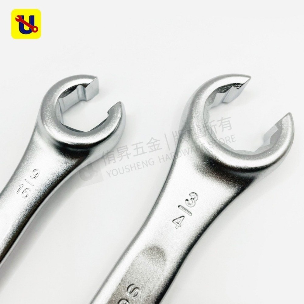 《侑昇五金》FORCE－英制油管板手 英制剎車油管扳手 英制缺口螺帽板手 -含稅-細節圖3