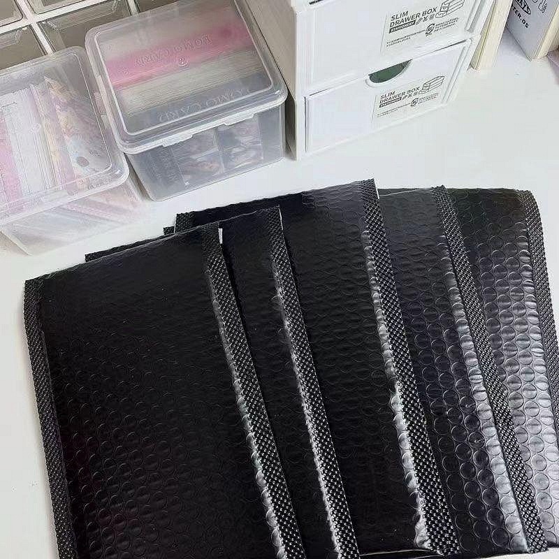 快遞袋13+4cm黑色氣泡袋 氣泡信封袋 防撞 包裹袋 包裝袋 網拍包裝 泡泡破壞袋 包材 超商寄件 防震 出貨袋-細節圖8
