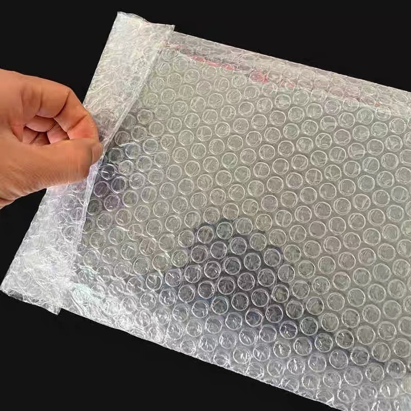 雙層汽泡袋 現貨 帶封口氣泡袋 强粘透明自黏袋 防震 防水 防摔 防潮 打包寄件泡沫袋 快遞物流出貨袋 透明泡泡袋-細節圖11