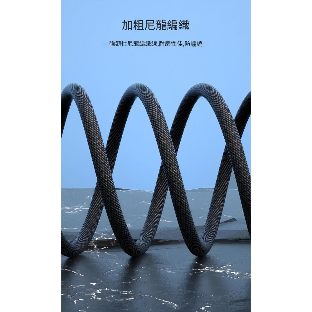 240w 180°旋轉雙Type-c to Type-c超級快充線 PD充電線 數據傳輸線 長100cm 防斷裂 更安全-細節圖9