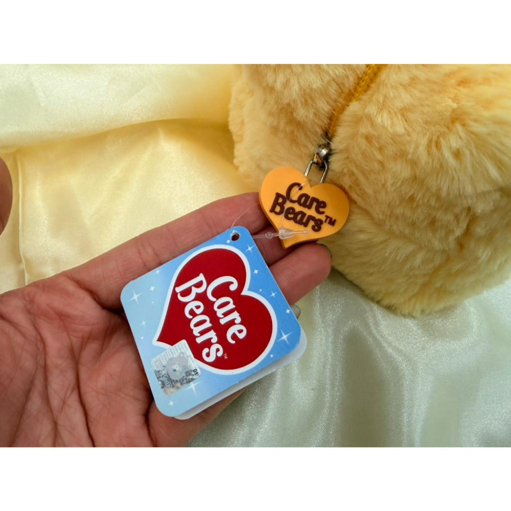 #泰國代購 Care Bears 彩虹熊 化妝包 鉛筆袋 收納包 毛絨包 絨毛包包 正版商品 擁有雷射商標-細節圖9