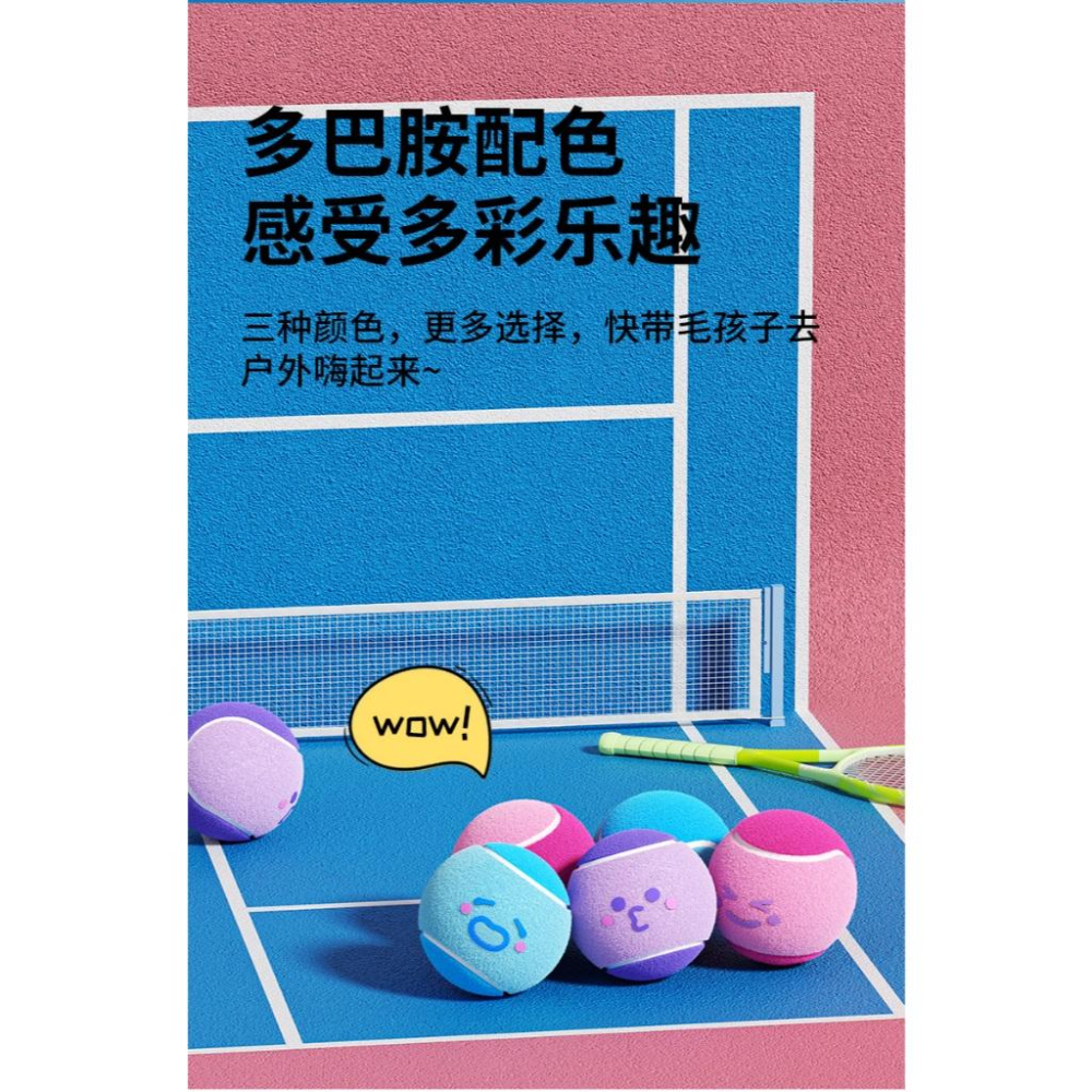<1313選物> 寵物玩具狗狗玩具 表情系列寵物網球 彈力網球玩具發聲玩具寵物球小狗訓練寵物用品-細節圖5