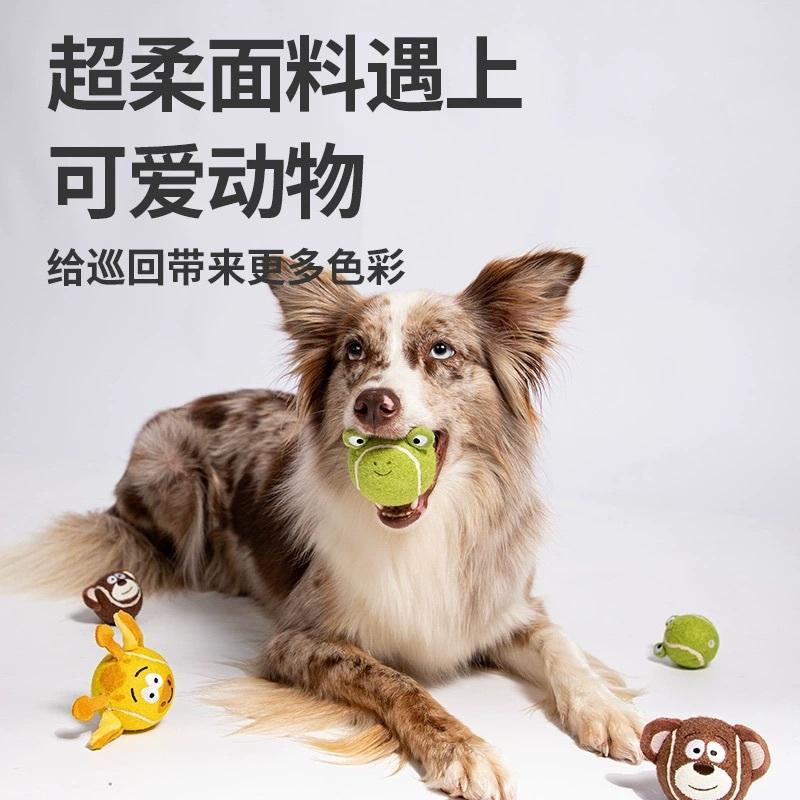 <1313選物>GiGwi貴為動物網球狗狗玩具耐咬磨牙寵物自嗨解悶神器大型犬寵物球-細節圖2