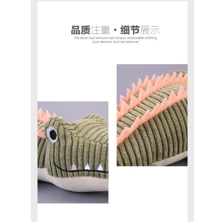 <1313選物> 毛絨鱷魚 寵物玩具寵物解悶 仿真趴姿鱷鱼 耐咬磨牙寵物 毛绒玩具互動狗狗用品-細節圖4