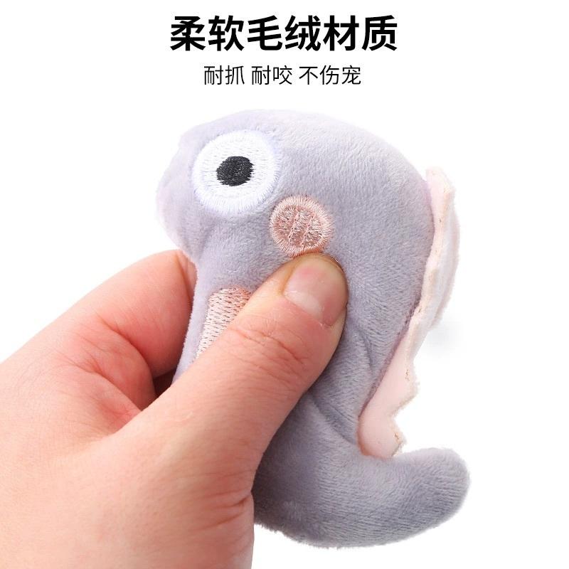 <1313選物> 可愛貓咪玩具小動物造型 含貓草貓薄荷貓咪自嗨解悶玩具 可愛毛絨玩具 寵物玩具 現貨 快速出貨-細節圖6