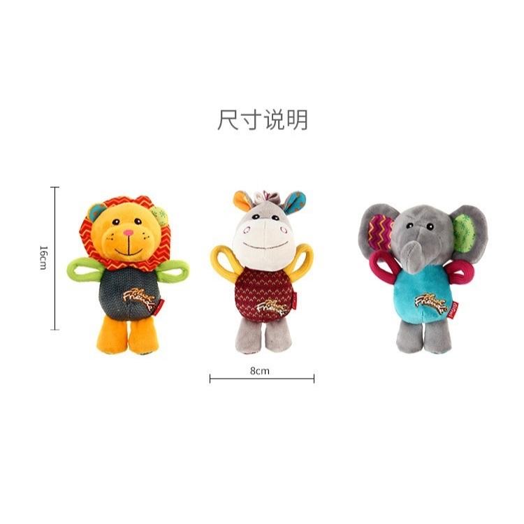 <1313選物>貴為GiGwi 動物授勳狗狗玩具 叫叫玩具 拉扯拔河玩具毛絨發聲耐咬玩具 狗狗解悶自嗨神器中小型犬玩具-細節圖6