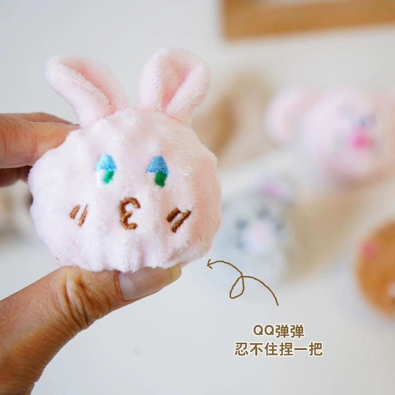 <1313選物>寵物玩具可愛小動物小型犬玩具毛絨玩具寵物磨牙啃咬發聲玩具可愛動物造型彈力球玩具-細節圖4