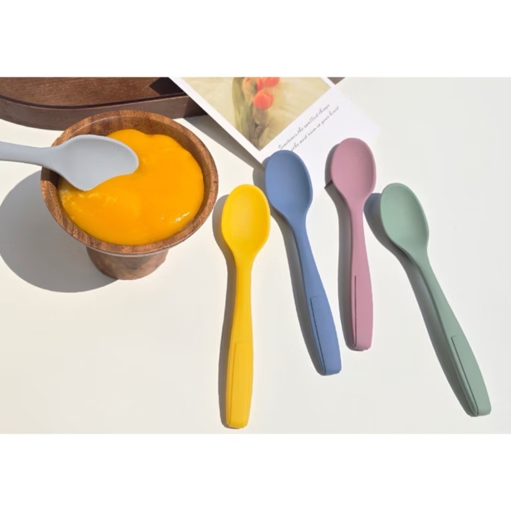 🇰🇷100%韓國製鉑金矽膠兒童筷子餐具-贈餐具盒(現貨)-細節圖6