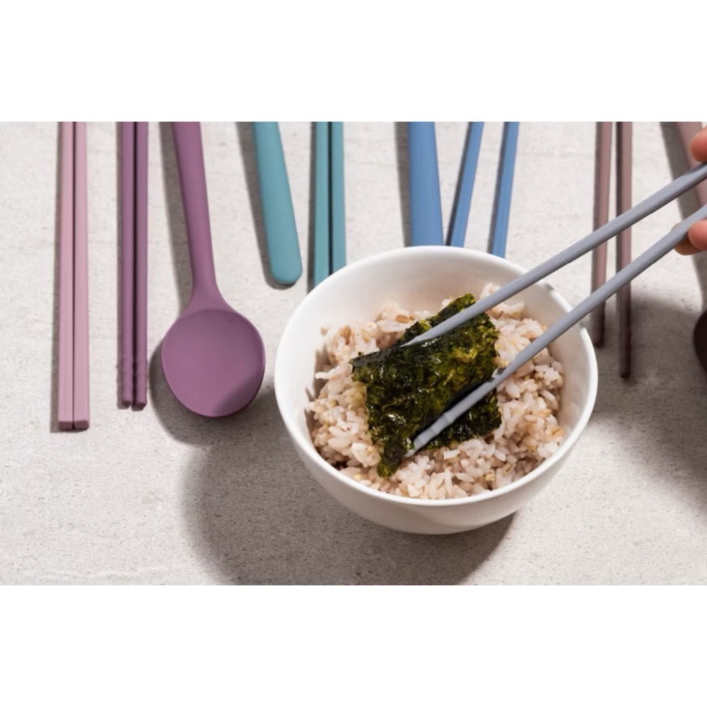 🇰🇷100%韓國製鉑金矽膠兒童筷子餐具-贈餐具盒(現貨)-細節圖7