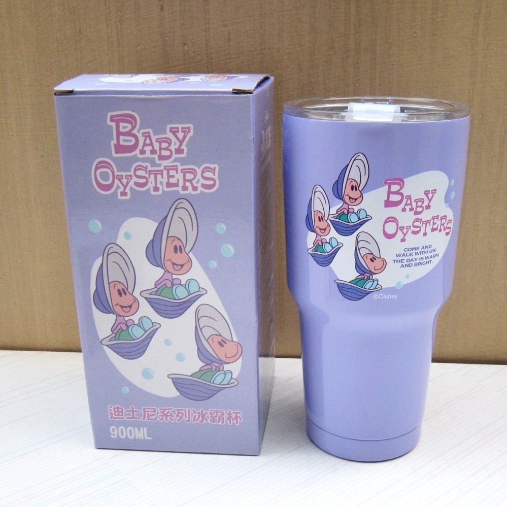 奇奇蒂蒂冰霸杯 牡蠣寶寶冰霸杯 正版迪士尼 900ml 奇奇蒂蒂 牡蠣寶寶 冰壩杯 迪士尼冰霸杯 保溫瓶 保冰杯-細節圖3