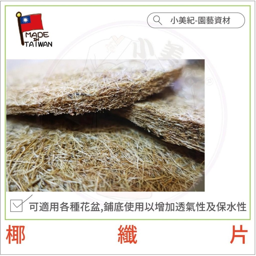 【小美紀】花盆用椰纖片(園藝用品)植物介質 花盆墊片資材 花藝盆栽用品 尺半花盆 2尺花盆 土壤 培養土 泥碳土 固根土-細節圖7