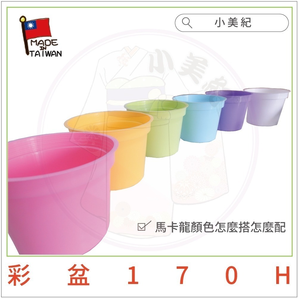 【小美紀】馬卡龍花盆(園藝資材)1寸盆 2寸盆 3寸盆 育苗盆 栽培盆 彩盆 多肉 3寸圓盆 多肉盆 園藝-細節圖8