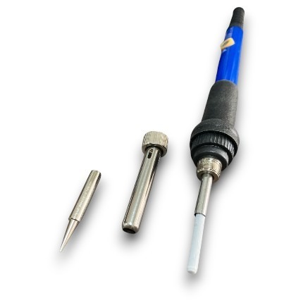 『正典UCHI電子』快速加熱 內熱式電烙鐵 60W 可調溫 200~450℃ 恆溫烙鐵 110V 速熱烙鐵 焊錫維修-細節圖3