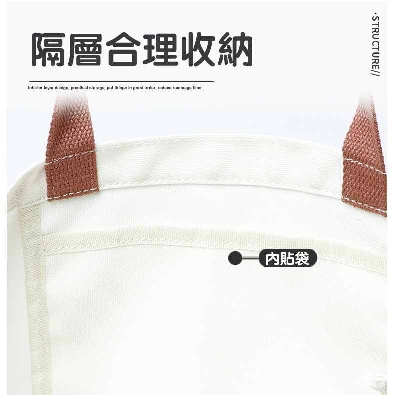 Disney 迪士尼 超萌米奇大容量帆布包-細節圖6