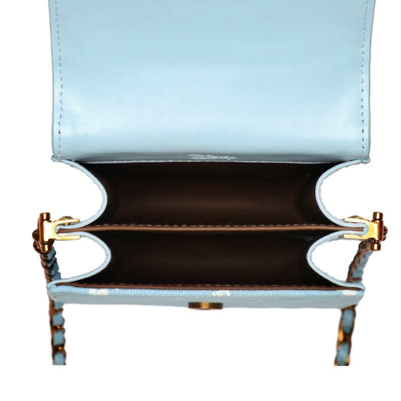 Disney迪士尼清新藍調·米奇金鍊精品手機包-細節圖5