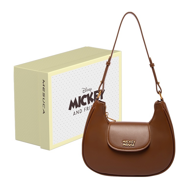 Disney迪士尼 輕奢月牙法棍包-細節圖6