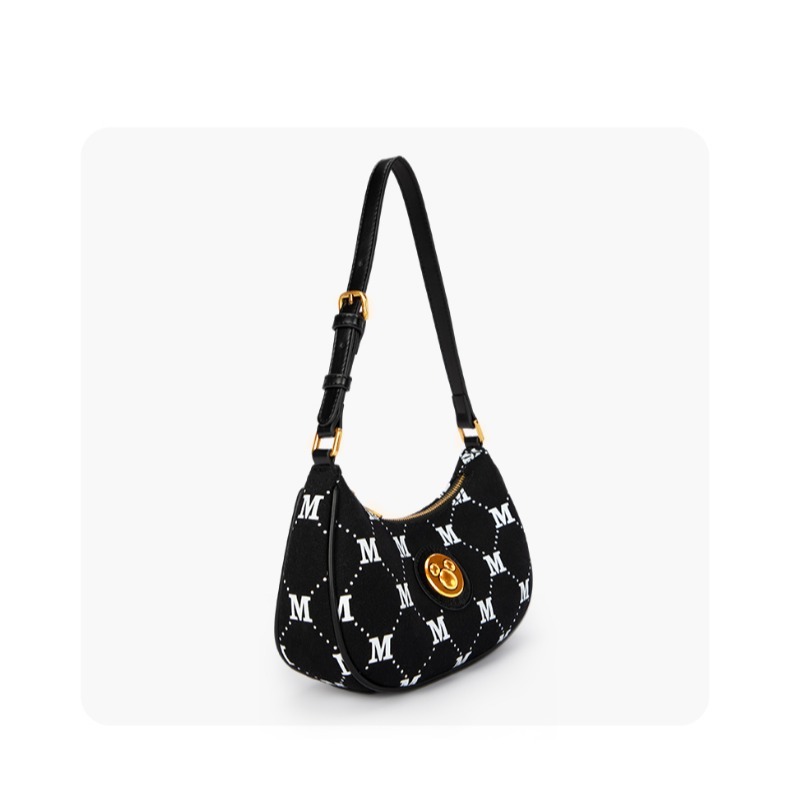 Disney迪士尼 米奇 M 字母經典格紋包-細節圖5