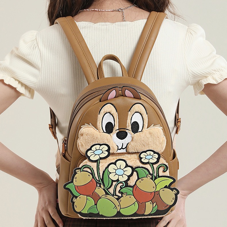 Disney 迪士尼 奇奇蒂蒂萌趣雙肩包-細節圖8