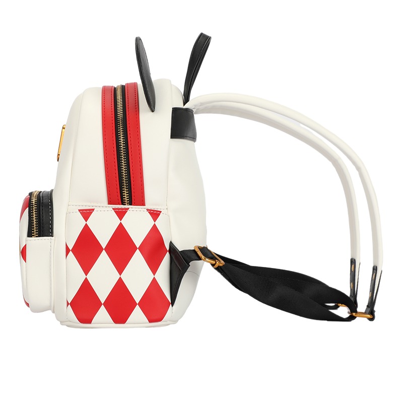 Disney迪士尼 米奇耳朵菱格紋後背包-細節圖2