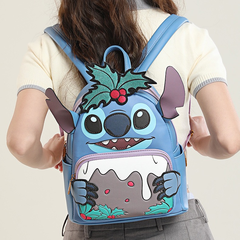 Disney迪士尼 史迪奇萌趣探險背包-細節圖7