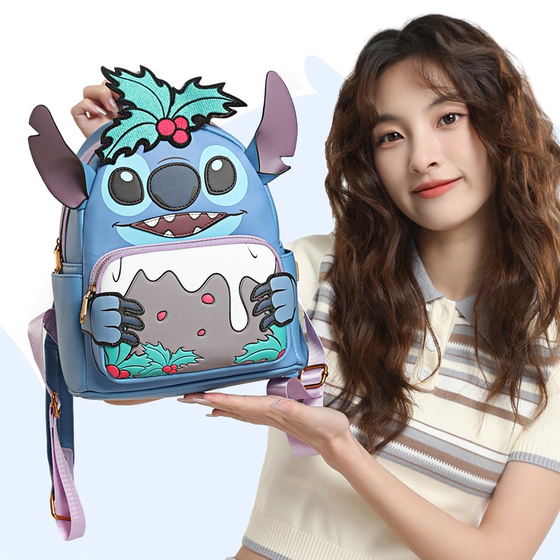 Disney迪士尼 史迪奇萌趣探險背包-細節圖8