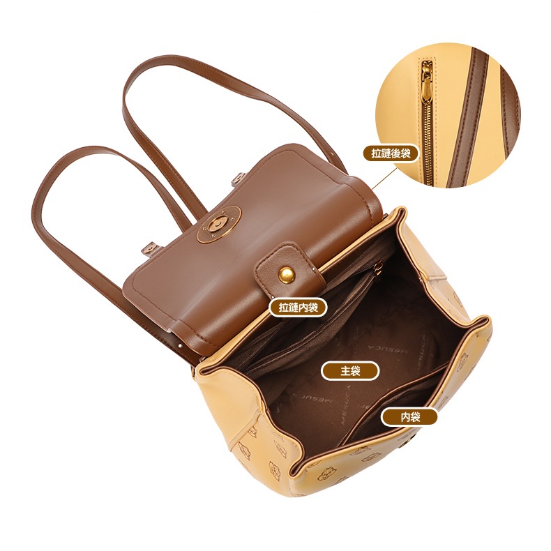 Disney迪士尼 奇奇蒂蒂童趣滿版雙肩包-細節圖3