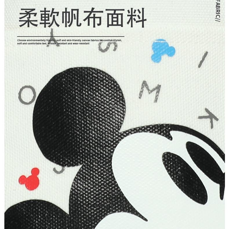 Disney迪士尼米奇手提帆布包-細節圖3