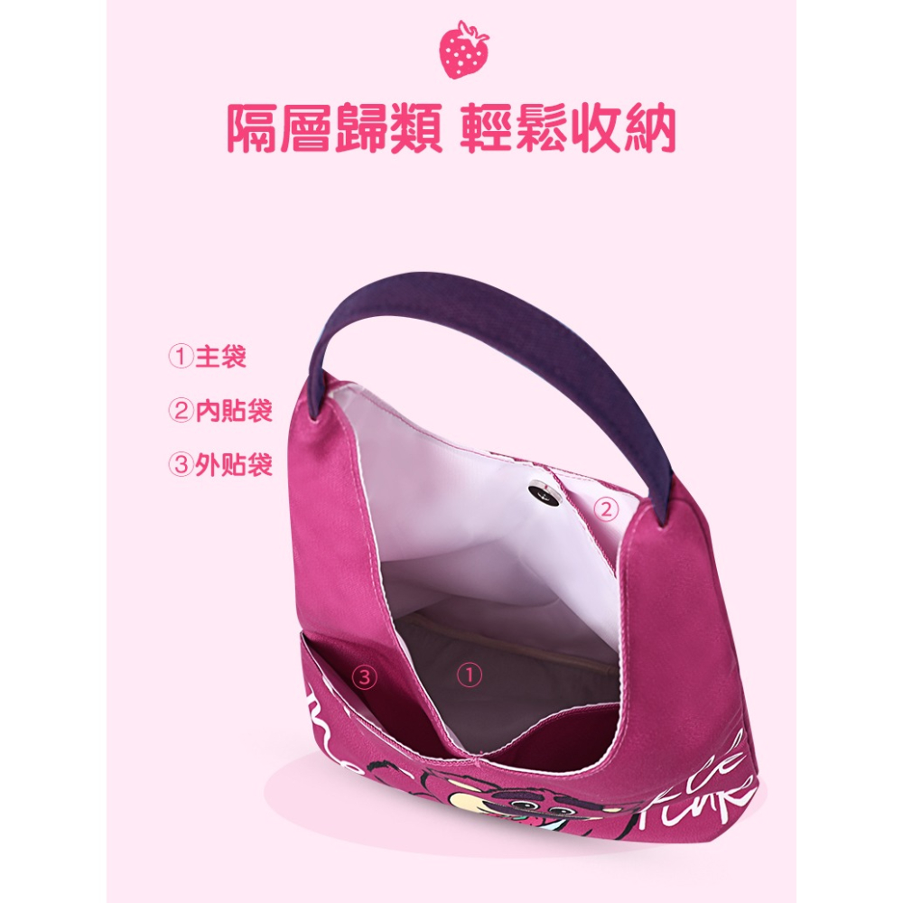 Disney迪士尼草莓熊手提袋-細節圖4