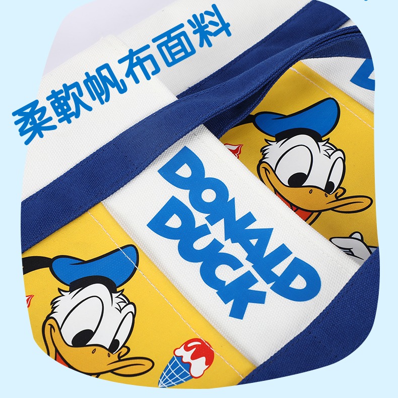 Disney迪士尼唐老鴨手提帆布包 便當袋-細節圖2