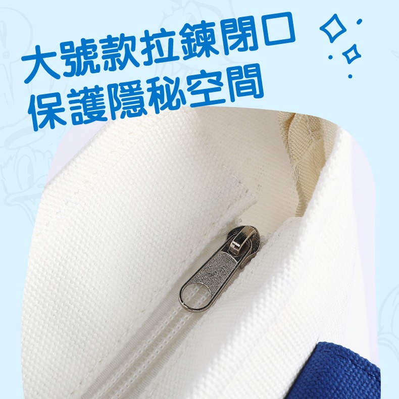 Disney迪士尼唐老鴨手提帆布包 便當袋-細節圖3
