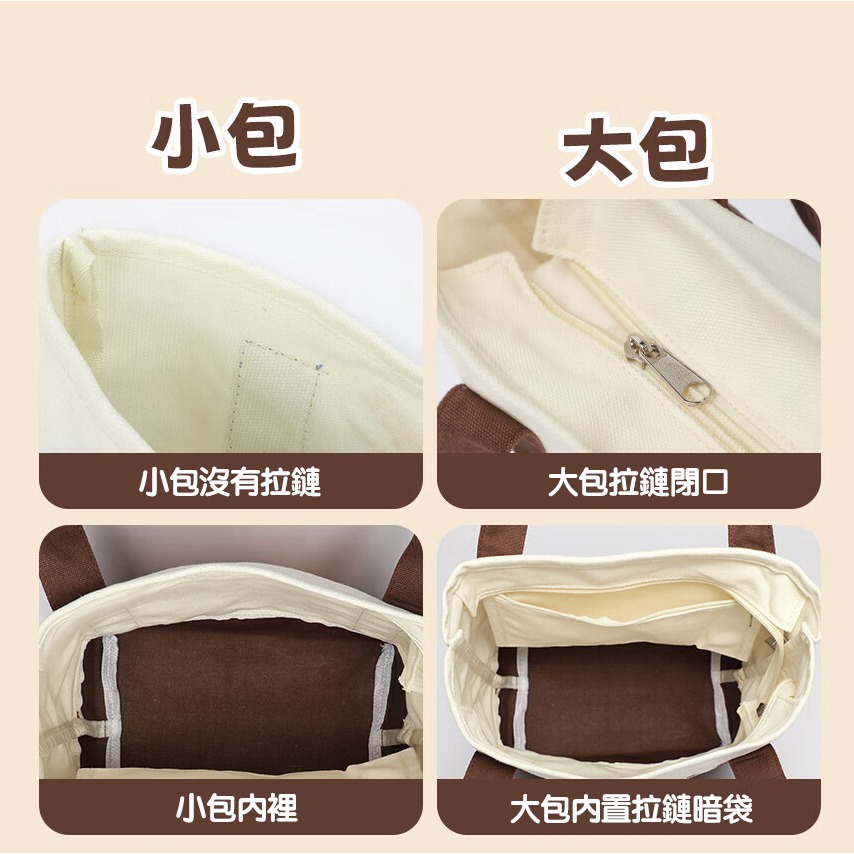 Disney迪士尼奇奇蒂蒂手提帆布包 便當袋-細節圖2