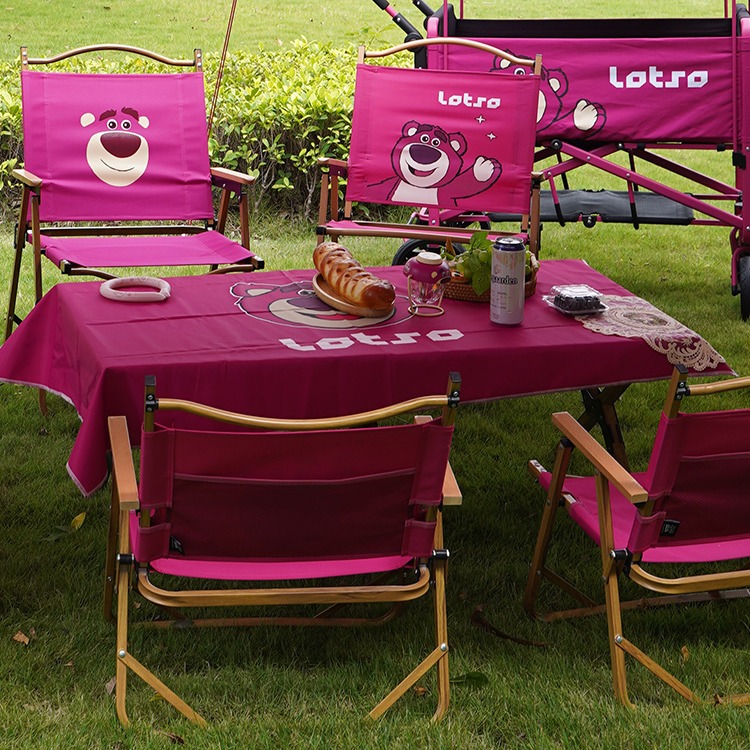 Disney迪士尼草莓熊露營桌布-細節圖2