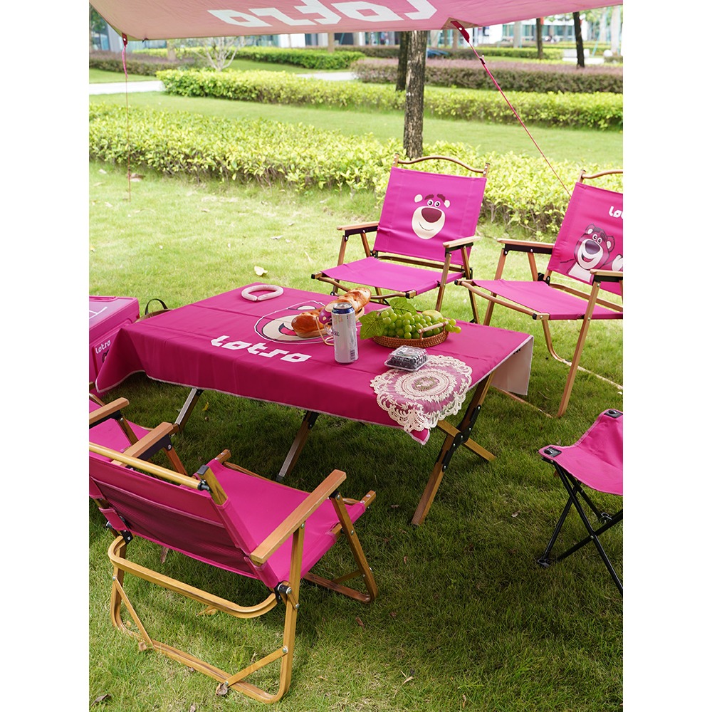 Disney迪士尼草莓熊露營桌布-細節圖5