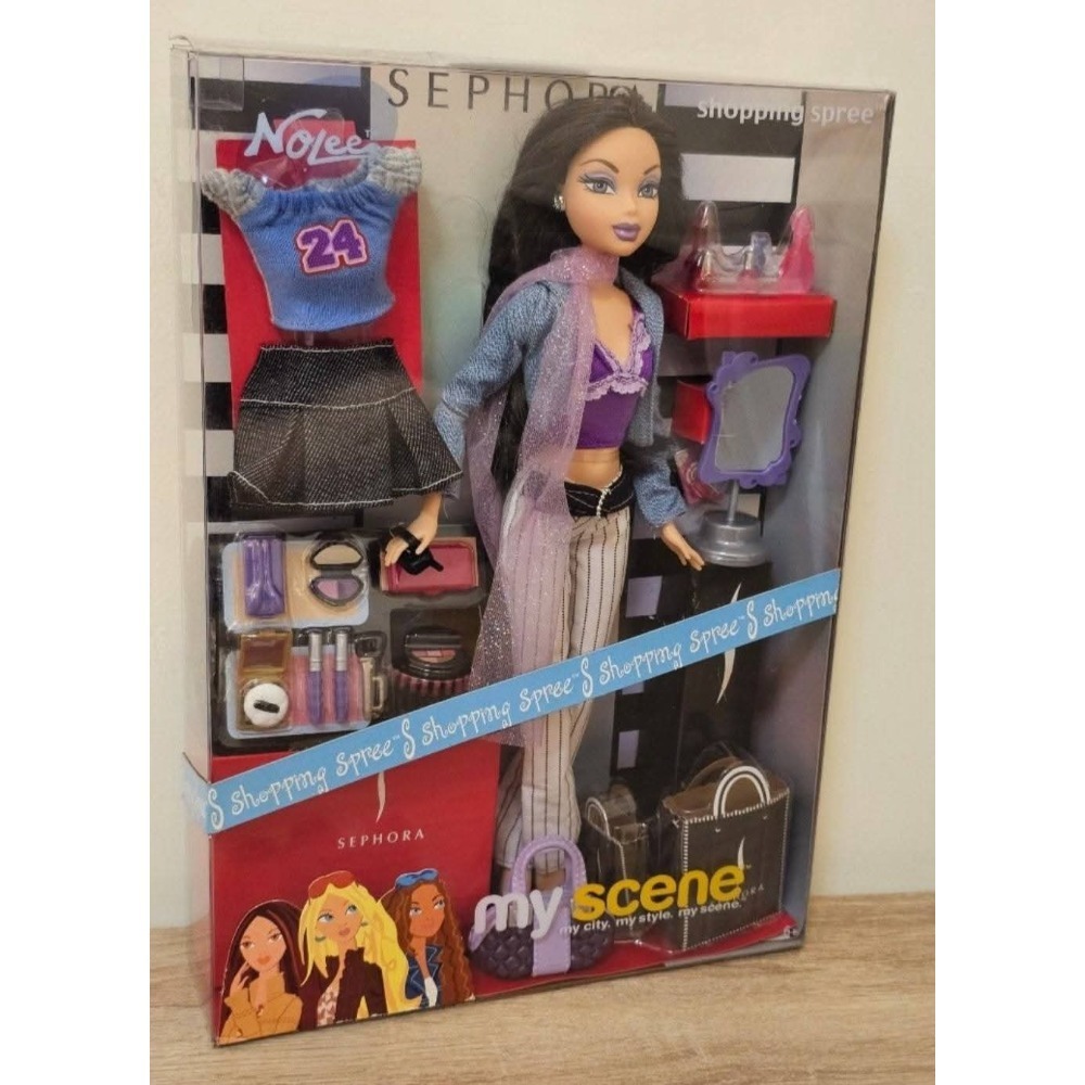 Barbie 芭比 美泰 2004 My Scene我的主張 Nolee 絲芙蘭購物狂歡娃娃-細節圖4