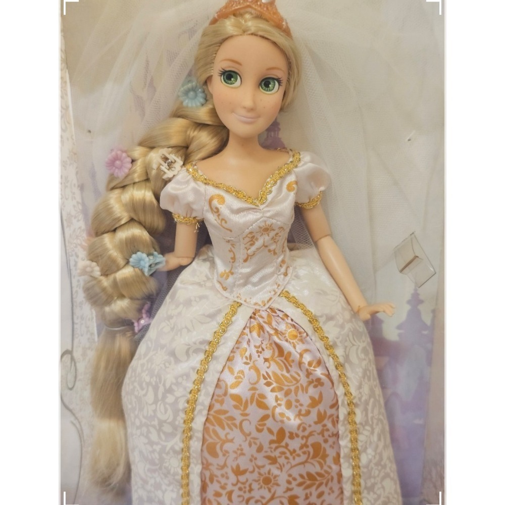 Disney 迪士尼魔髮奇緣 12 吋長髮公主婚禮娃娃-細節圖4
