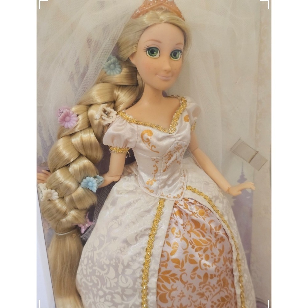 Disney 迪士尼魔髮奇緣 12 吋長髮公主婚禮娃娃-細節圖5