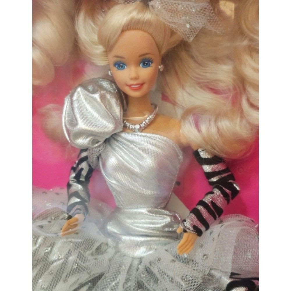 Barbie 芭比 美泰  1991 銀色願望 Sterling Wishes Spiegel 特別限量版-細節圖5