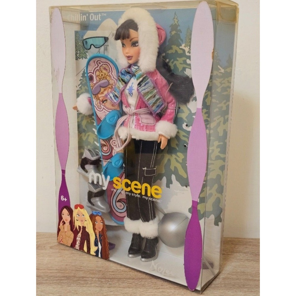 Barbie 芭比 美泰 2003 My Scene我的主張滑雪放鬆諾莉-細節圖7