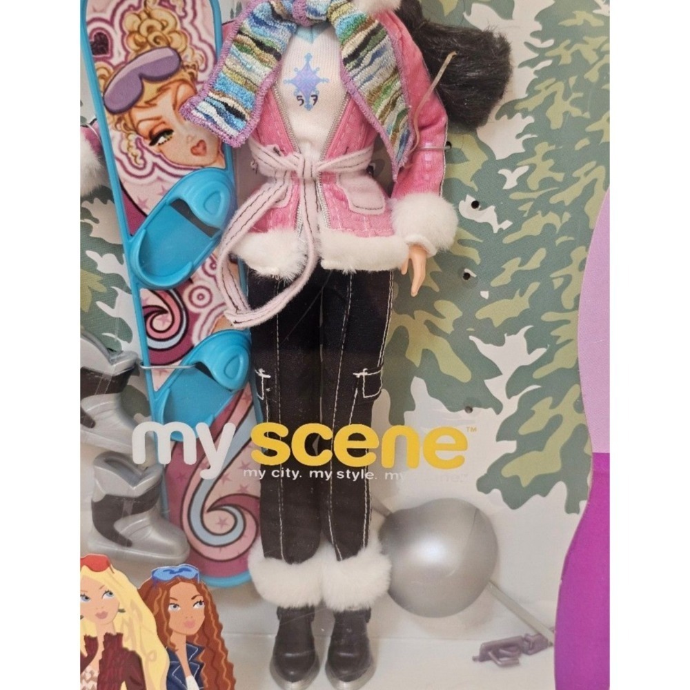 Barbie 芭比 美泰 2003 My Scene我的主張滑雪放鬆諾莉-細節圖9