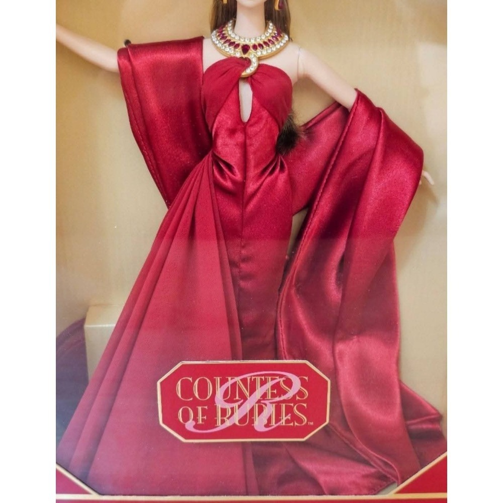 Barbie 芭比 美泰 2000 紅寶石伯爵夫人皇家珠寶系列第四件-細節圖9