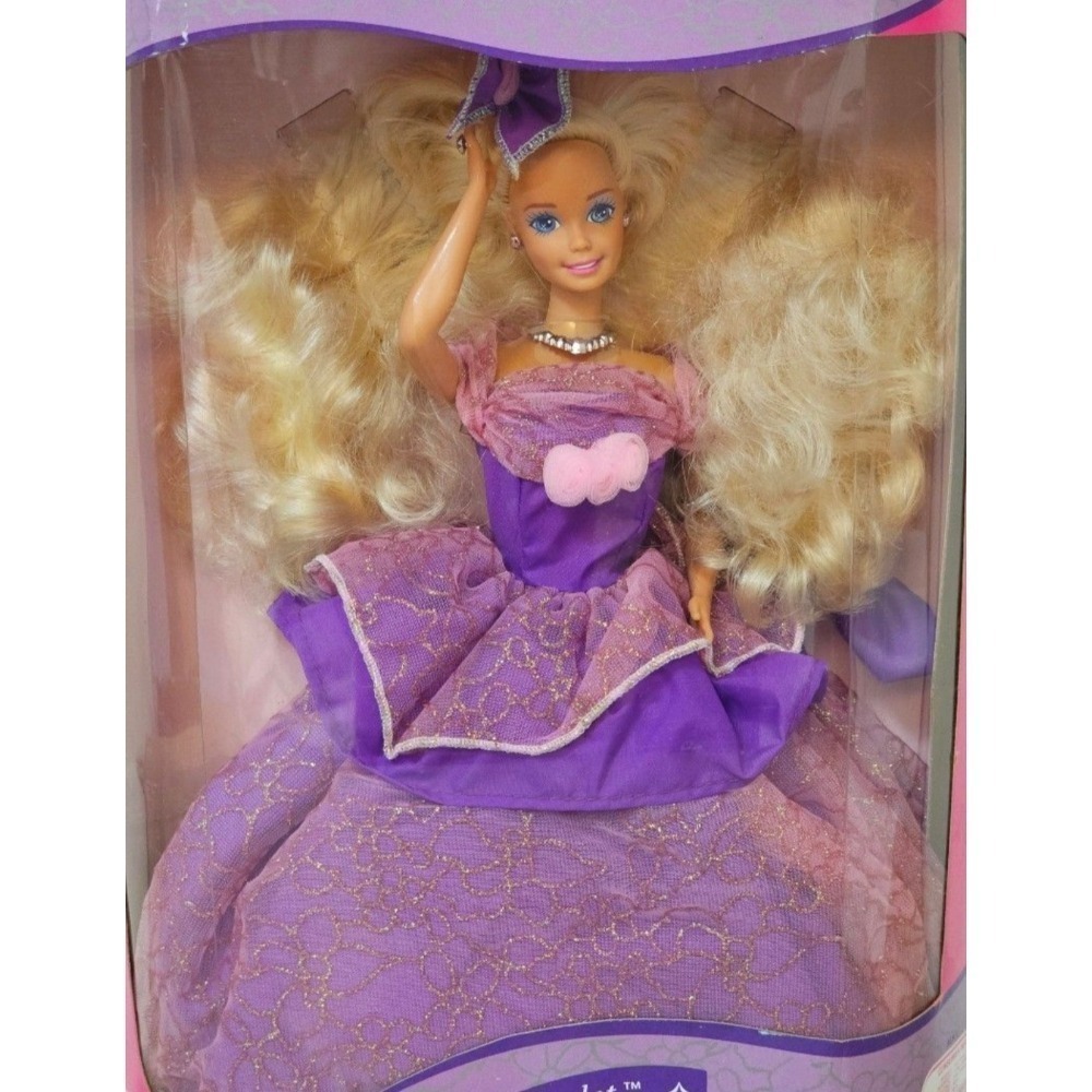 Barbie 芭比 美泰 1993 限量版極紫羅蘭娃娃-細節圖3