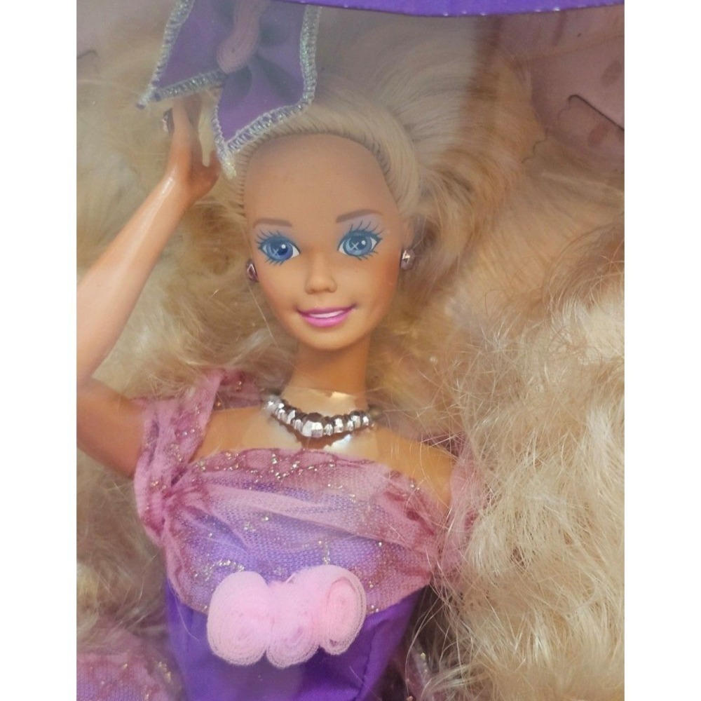 Barbie 芭比 美泰 1993 限量版極紫羅蘭娃娃-細節圖5