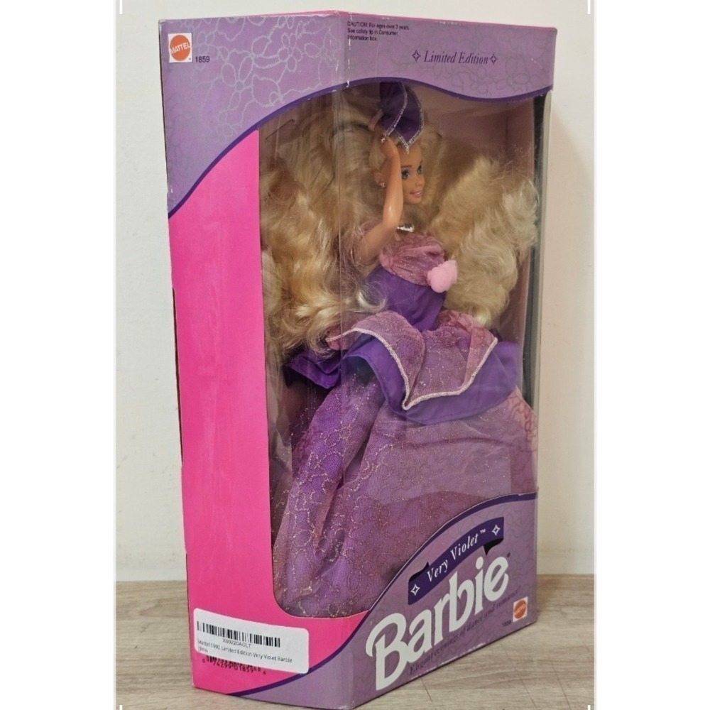 Barbie 芭比 美泰 1993 限量版極紫羅蘭娃娃-細節圖6